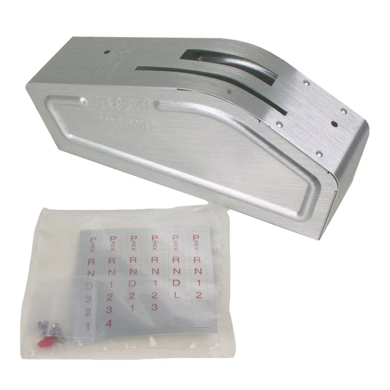 B&M 80821 Pro Ratchet Shifter Cover - Aluminum Brushed