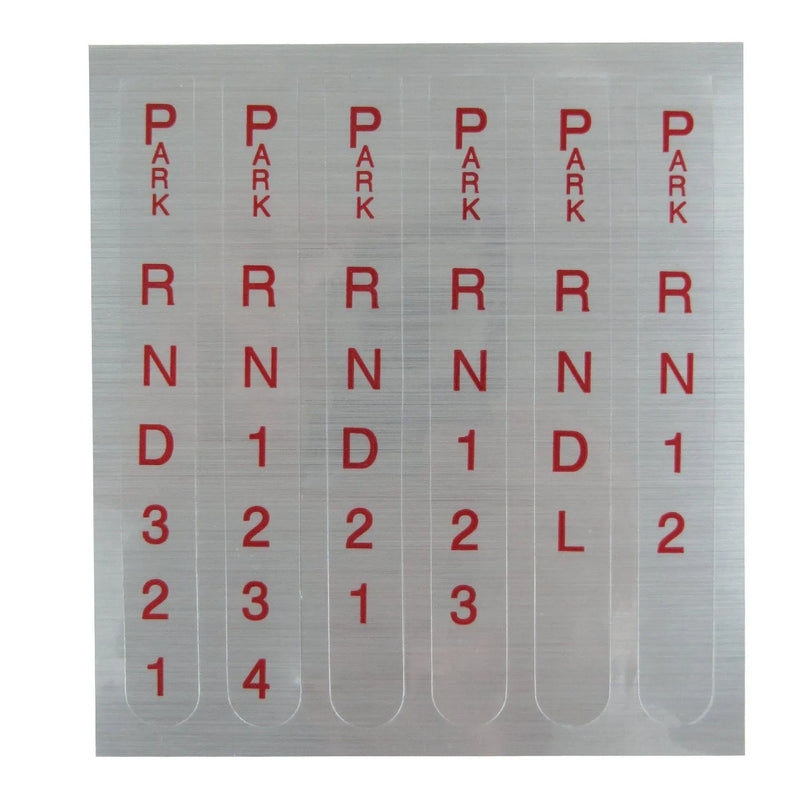 B&M 80848 Indicator Decal Fits Pro Ratchet shifter PN