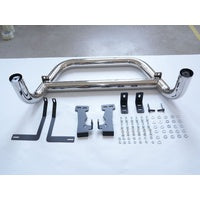 3" Silver Grille Guard Front Nudge Bar For Ford Ranger T6 T7 PX 2012-2018