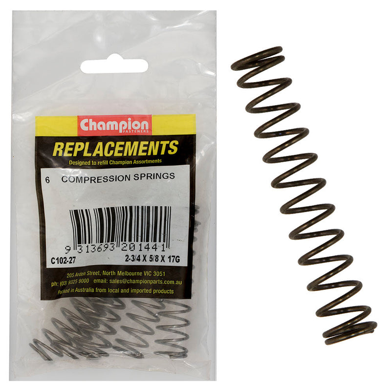 Champion Fasteners Spring Compression 70 X 16 X 1.4mm