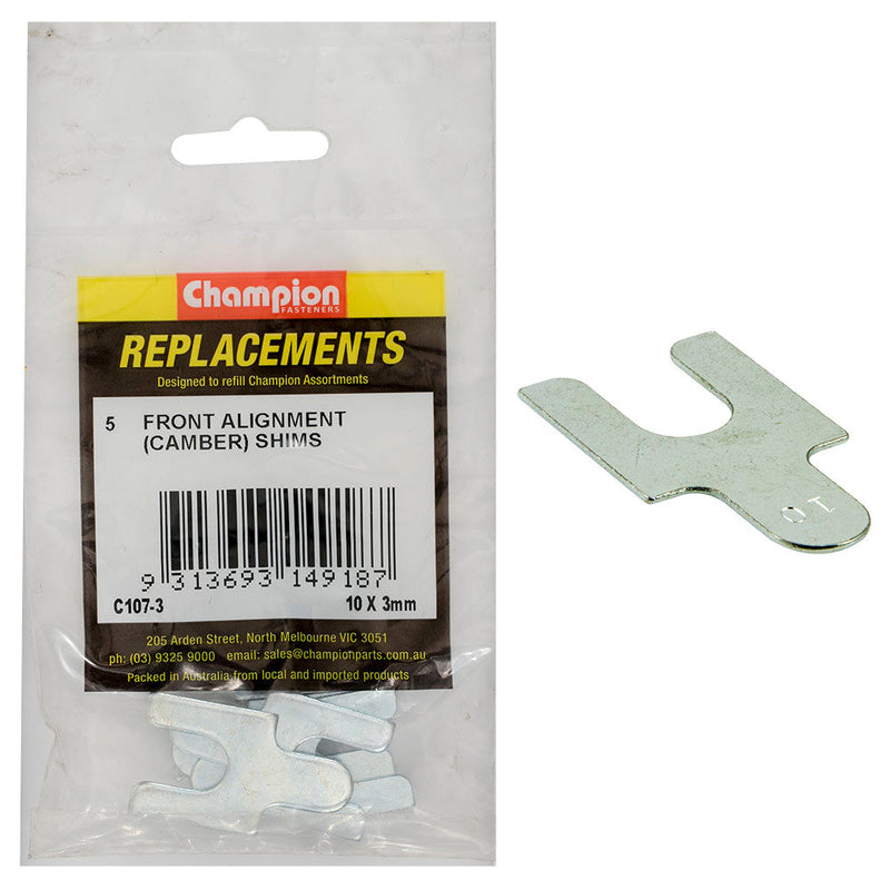Champion Fasteners Front Alignment Shim M10 X 3mm C107-3