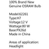 Universal Vehicle Generic OSRAM Super Rallye Off Road Bulb Halogen Lamp H7 80W 62261