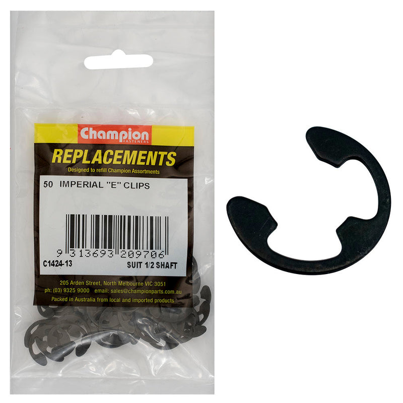 Champion Fasteners E Clip 1/2In Shaft(Etw1/2In) C1424-13
