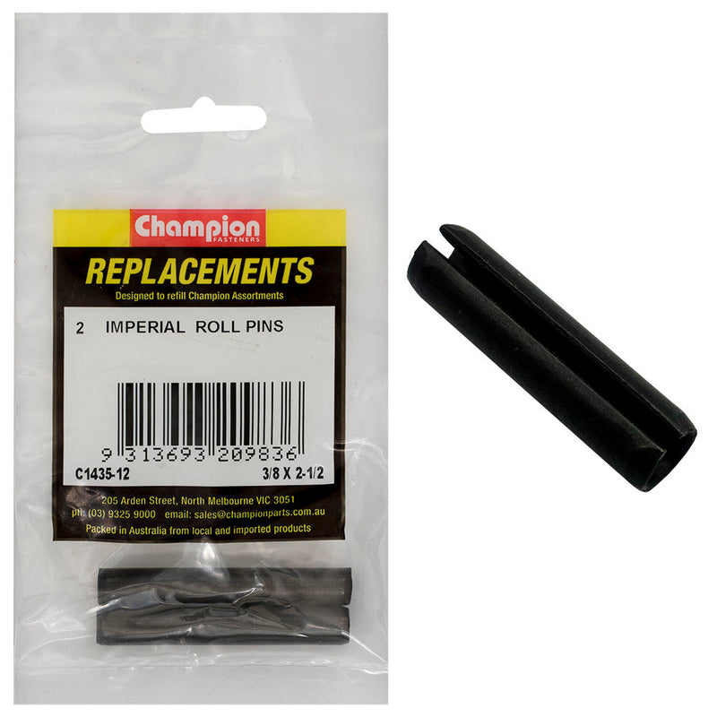 Champion Fasteners Roll Pin 3/8In X 2 1/2In C1435-12
