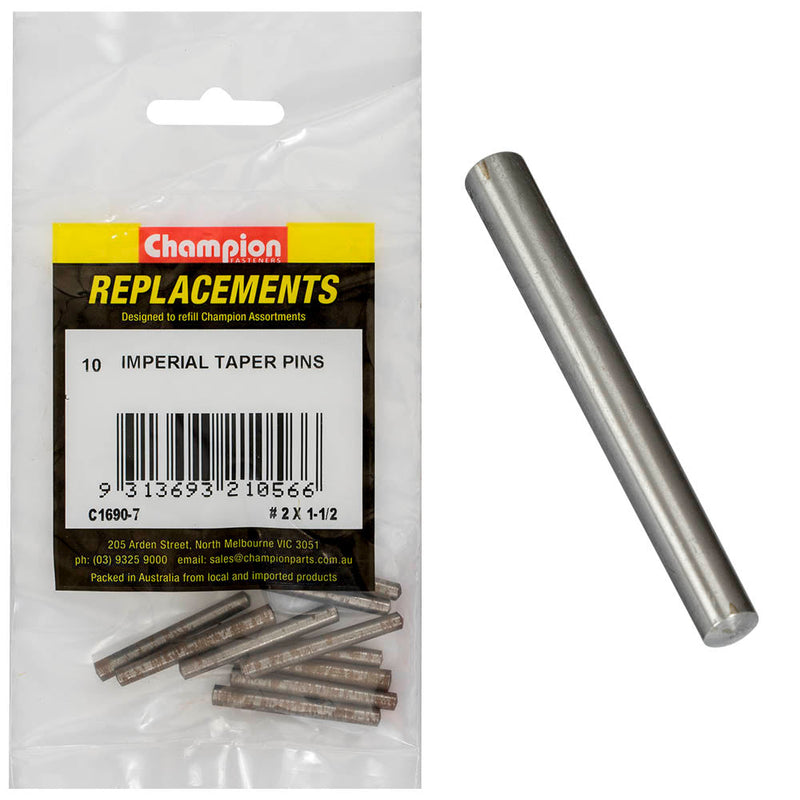 Champion Fasteners Taper Pin #2 X 1/2In C1690-7