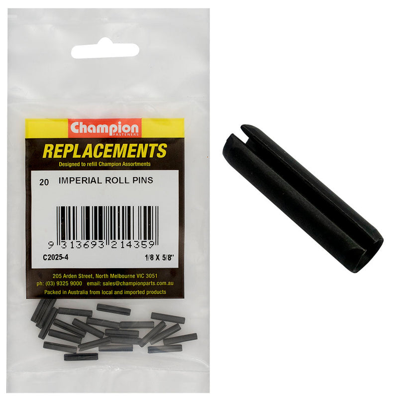 Champion Fasteners Roll Pin 1/8In X 5/8In C2025-4