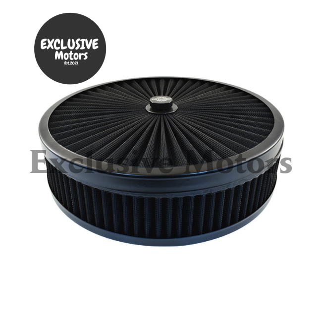 Models 14" x 3" Black Air Cleaner Assembly