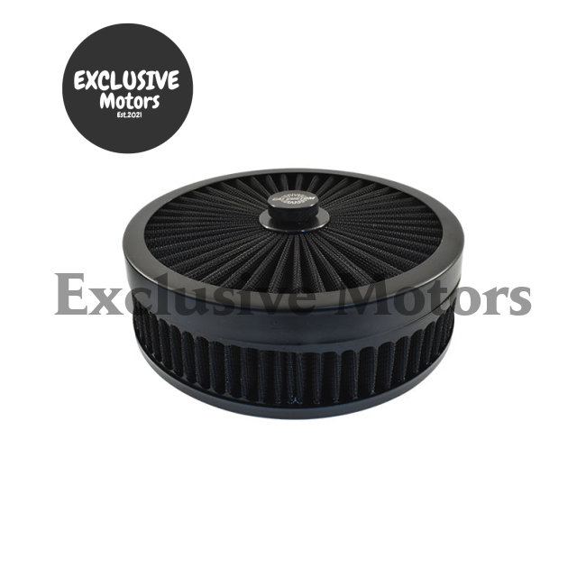 Black Filter 9" x 2" Air Cleaner Assembly