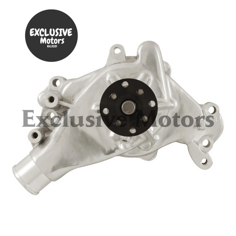 Chevy SB Long Water Pump Polished Aluminum (1955-1995)