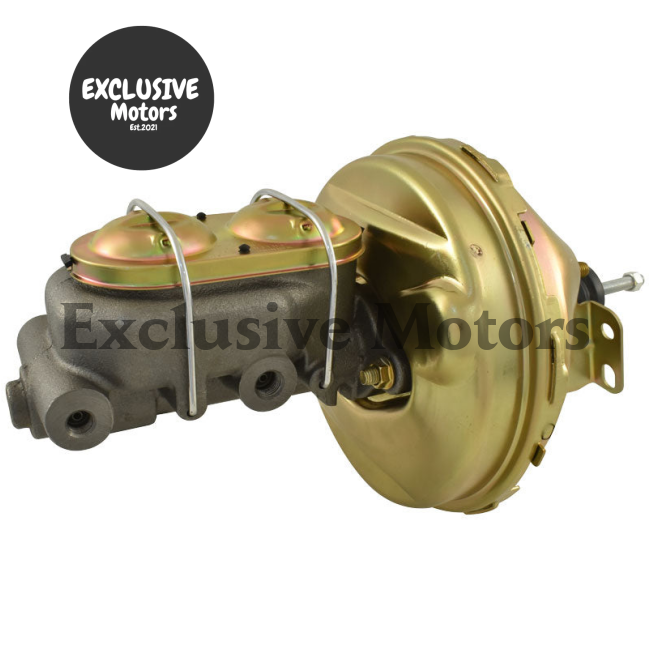 GM 1" Bore Master Cylinder & 9" Zinc Brake Booster (1964-1972)