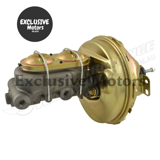 GM 1-1/8" Bore Master Cylinder & 9" Brake Booster (1964-1974)