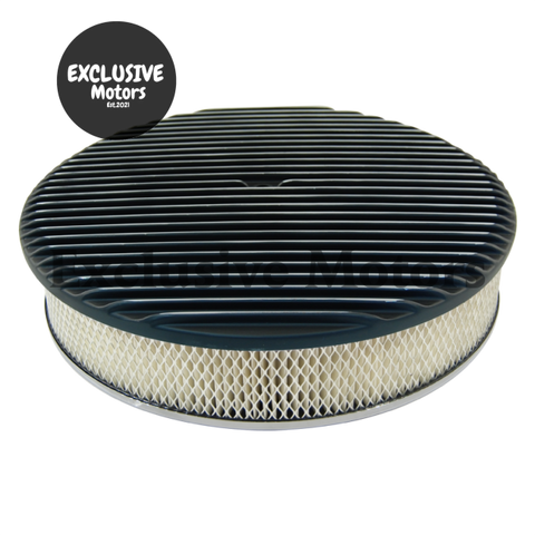 Chevrolet Camaro 14" Air Cleaner Kit Full Finned Black (1967-1981)