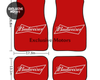 Custom Budweiser Floor Mats
