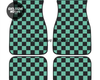 Custom Demon Slayer Tanjiro Haori Checker  Floor Mats