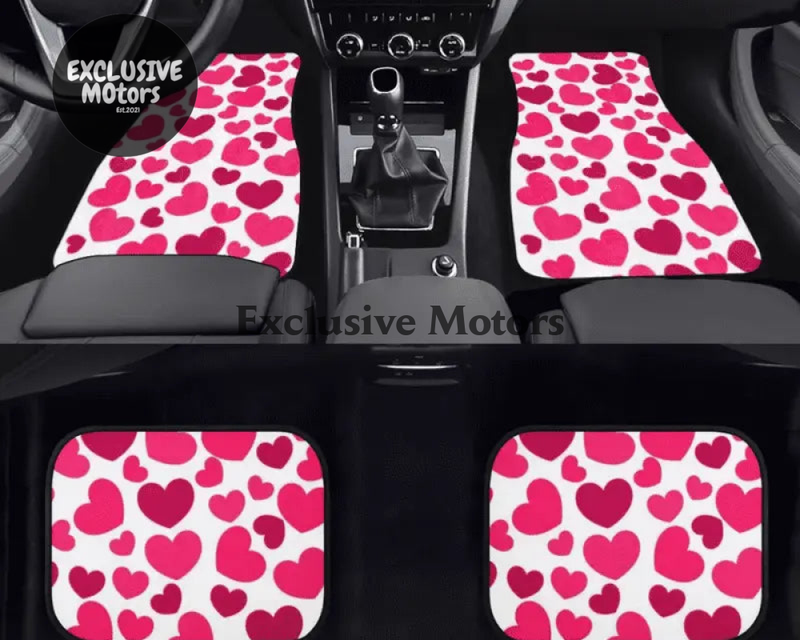 Custom Hearts Floor Mats