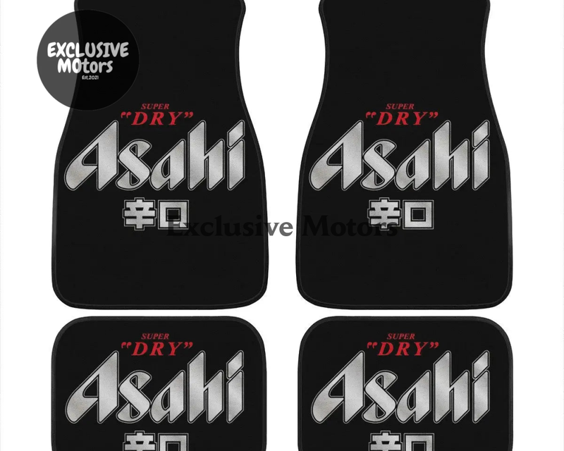 Custom Japanese Black Asahi Floor Mats