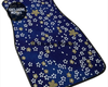 Custom Japanese Blue Cherry Blossom Mini Floor Mats