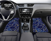 Custom Japanese Blue Cherry Blossom Mini Floor Mats
