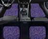 Custom Japanese Blue Cherry Gold Blossom Floor Mats