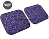 Custom Japanese Blue Cherry Gold Blossom Floor Mats