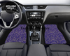 Custom Japanese Blue Cherry Gold Blossom Floor Mats