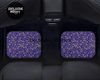 Custom Japanese Blue Cherry Gold Blossom Floor Mats