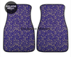 Custom Japanese Blue Cherry Gold Blossom Floor Mats