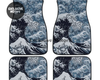 Custom Japanese Waves Floor Mats