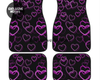 Custom Neo Pink Hearts Floor Mats