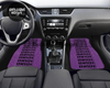 Custom Universal Bride style Floor Mats Purple