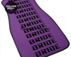Custom Universal Bride style Floor Mats Purple