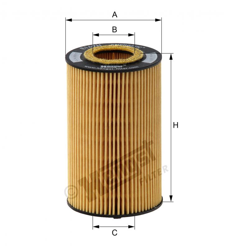 Oil Filter E149H D114 Hengst