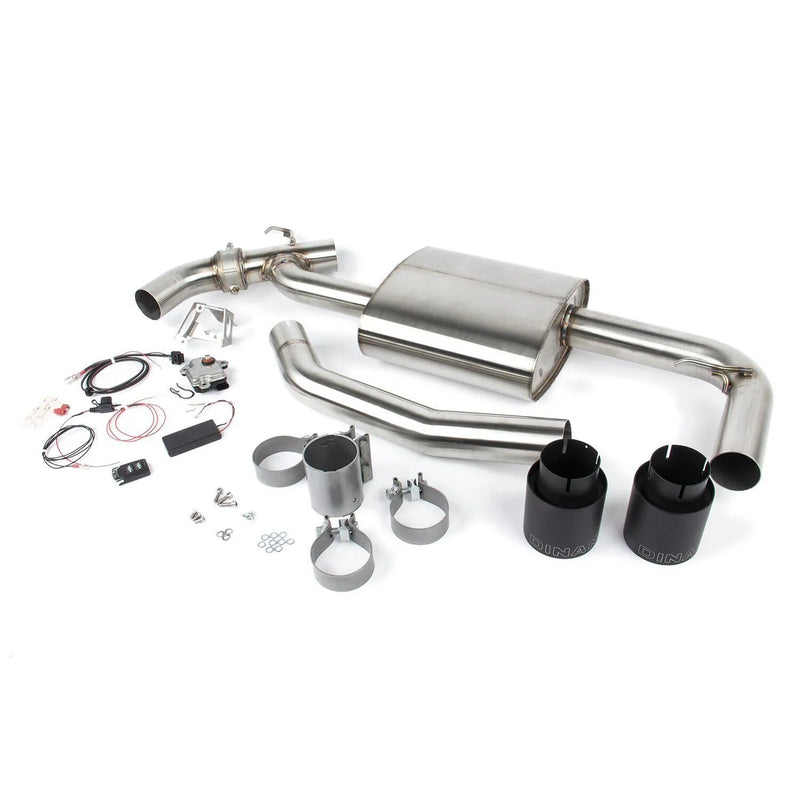 Dinan D660-0083-BLK Valved Axle-Back Exhaust - 2017-2024