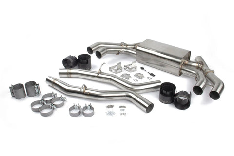 Dinan D660-0086-BLK Free Flow Axle-Back Exhaust -