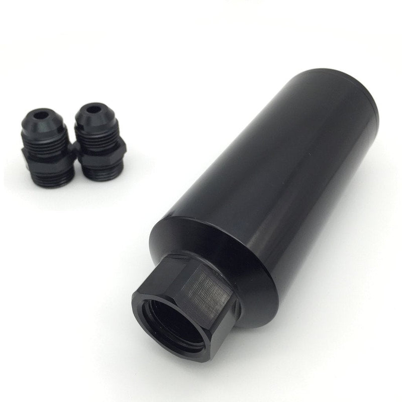 Autotecnica Aluminum Black Fuel Filter with Magnet 7.25in