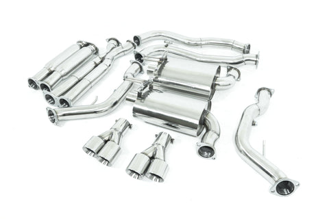 Holden HSV CLUBSPORT / SENATOR / GTS (2007-2015) VE VF Twin 3" Stainless Catback Exhaust System - Image 2