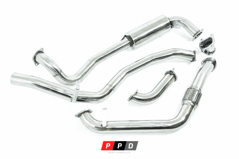 Toyota Landcruiser 80 Series (1990-1998) 4.2L 1HDT & 1HDFT 3" Stainless Exhaust Upgrade