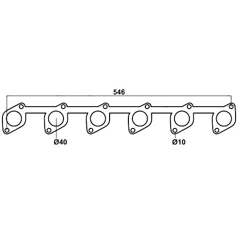 Header Gaskets Std Replacment DSF061