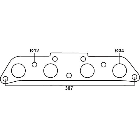 Redback Exhaust Manifold Gasket DSF780
