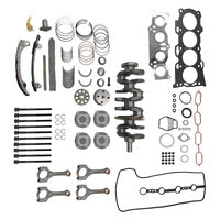Fit For Toyota RAV4 Corolla XRS Matrix S For Scion TC XB Engine Overhaul Rebuild Kit 2AZ-FE 2.4L With Crankshaft Rods Timing Kit