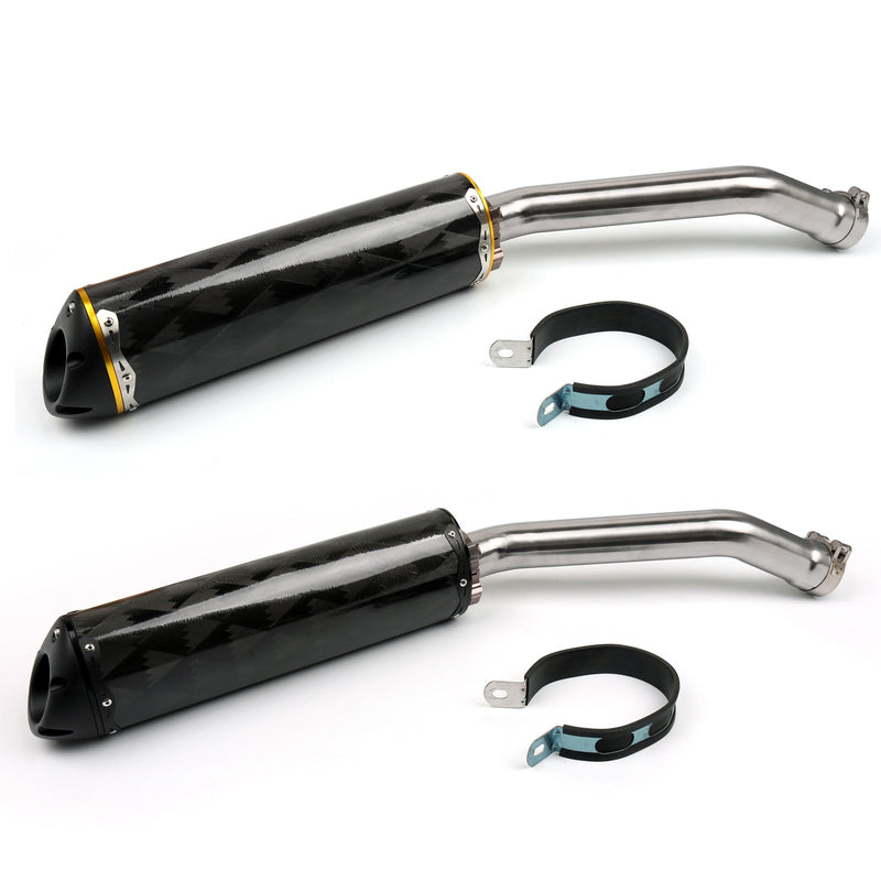 Kawasaki ZX-10R ZX10R NINJA 2008 2009 2010 Generic Exhaust Pipe Slip-On Muffler