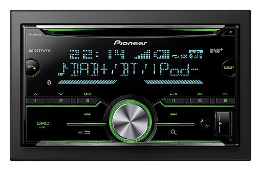 Pioneer BT Cd Iphone Usb Aux Tuner FHX840DAB