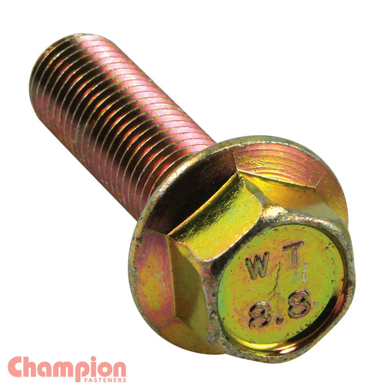 Champion Fasteners Flange Bolt M8 X 30mm 12Af Grade 8.8