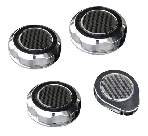 Autotecnica Ford Mustang 5.0L V8 4 Piece Chrome Cap Set