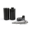 Yamaha YZF R6 2008-2009 Frame Sliders Crash Protector No Cut Black