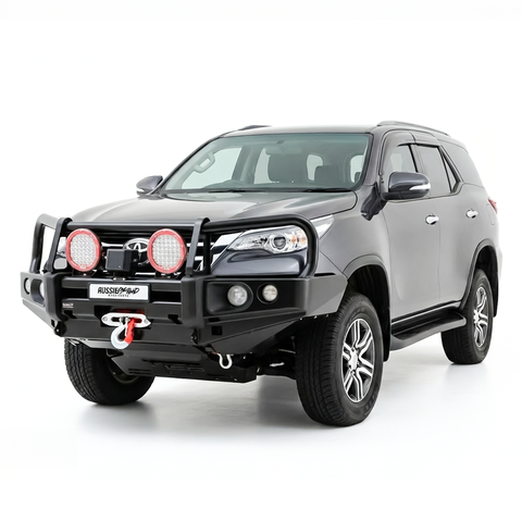 Rockarmor Rock Pack — Toyota Fortuner 2015 -2019 | Elite Hoop Bullbar + Rock Sliders
