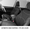 Sperling Getaway Neoprene Front Black -Silver Stitch Seat