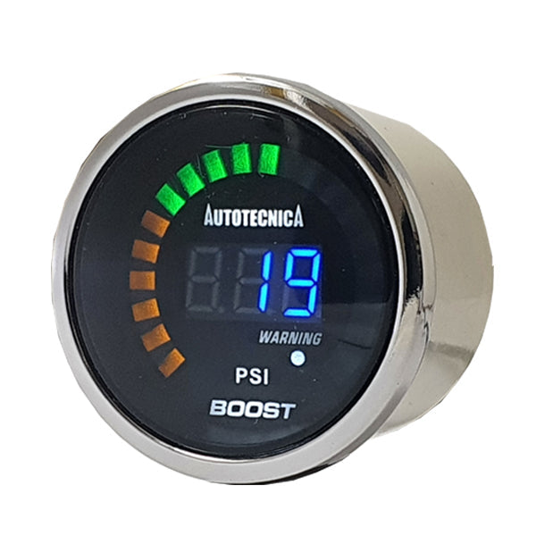Autotecnica Digital Dual Display Boost Gauge 52mm Gldb