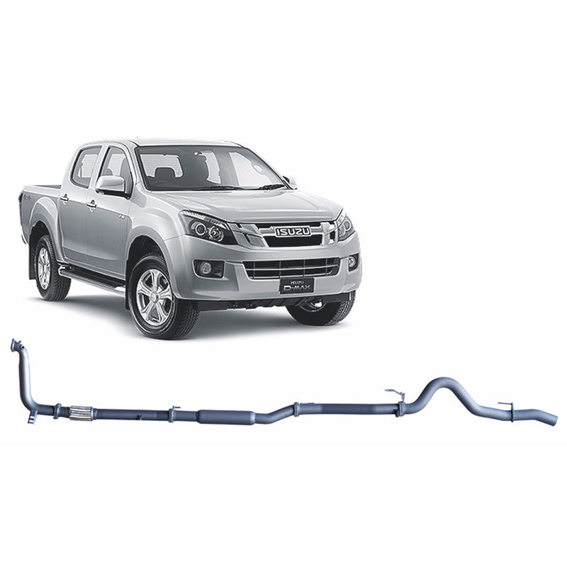 Redback Extreme Duty Exhaust 3in Turbo Back (No Cat & No