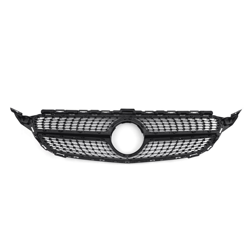 Mercedes W205 C-Class C250 C300 C400 Front Diamond Grille (2015-2018)